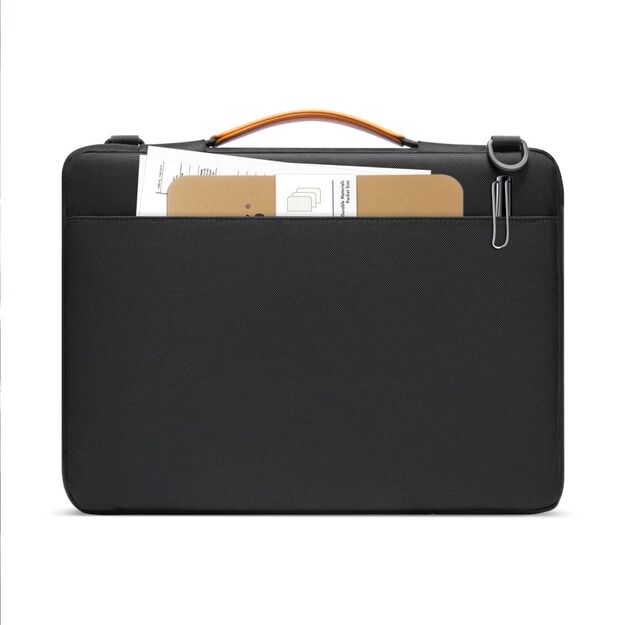 Tech-Protect Defender Bag for 15-16 Laptop - Black and Orange 6