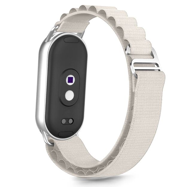 Tech-Protect Nylon Pro Strap for Xiaomi Smart Band 8 / 9 / 10 / NFC - Beige 1