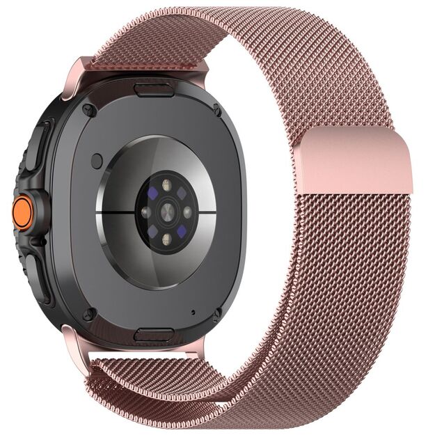 Tech-Protect Stainless Steel Strap for Samsung Galaxy Watch 40/44/46 mm - Pink 1
