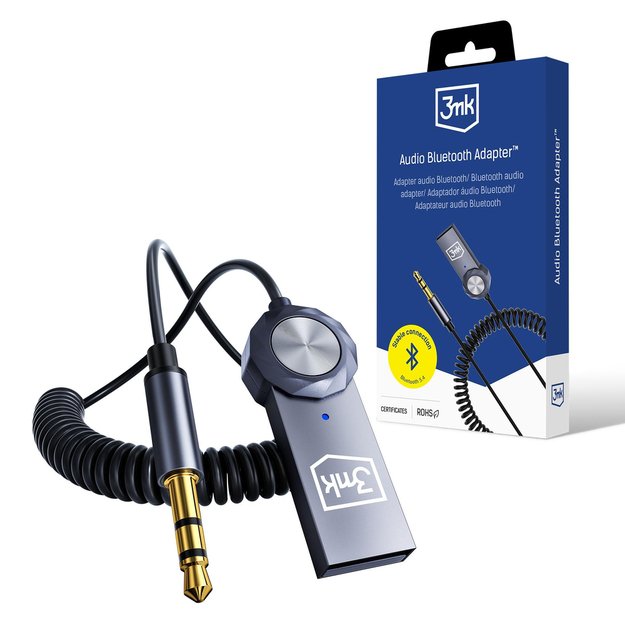 3mk Audio Bluetooth Adapter™ Bluetooth 5.4 transmitter with microphone