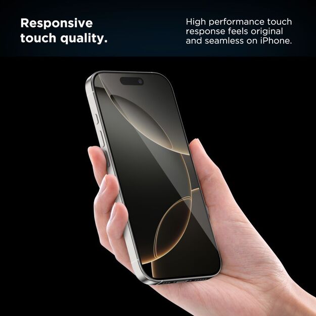 Tech-Protect Quick Set+ 2-pack tempered glass for iPhone 17 Air - black 5