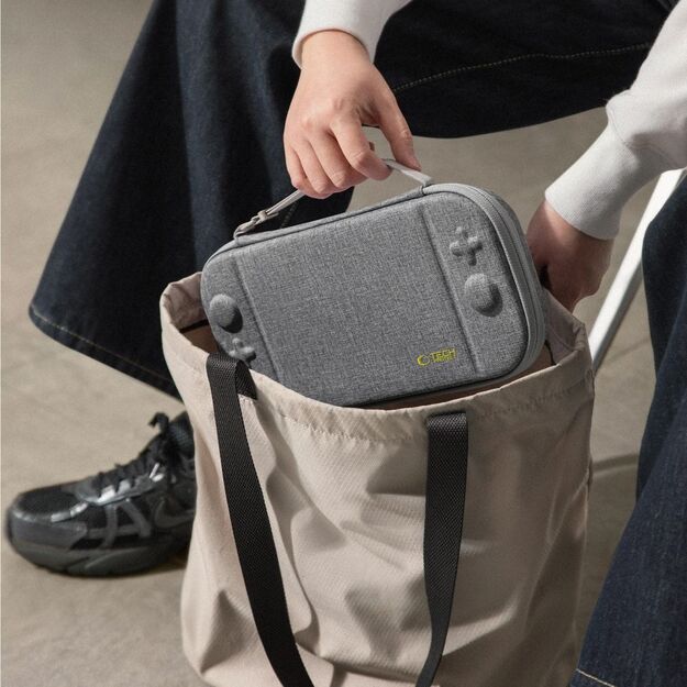 Tech-Protect Slim Pouch for Nintendo Switch 2 - Gray 8