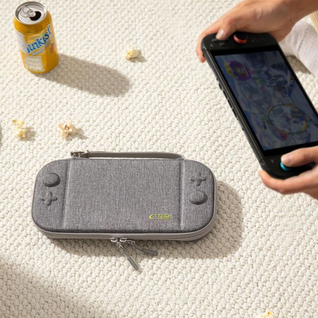 Tech-Protect Slim Pouch for Nintendo Switch 2 - Gray 9