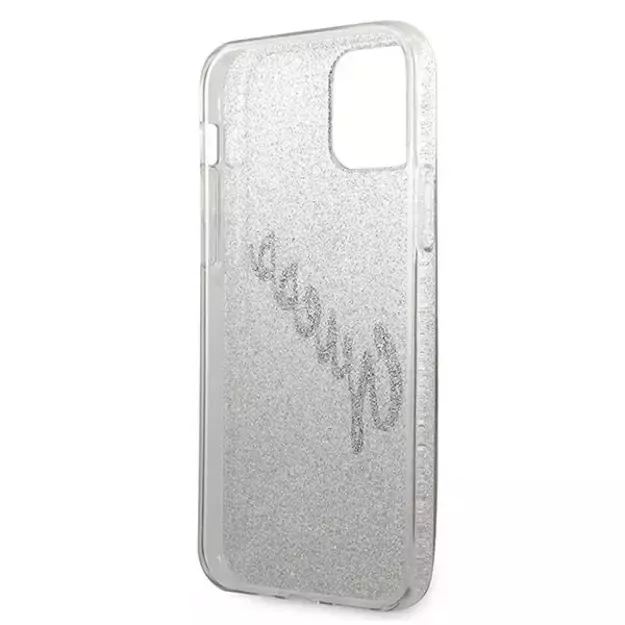 Guess GUHCP12SPCUGLSGO iPhone 12 mini 5.4&quot  gold/gold hardcase Glitter Gradient Script 6