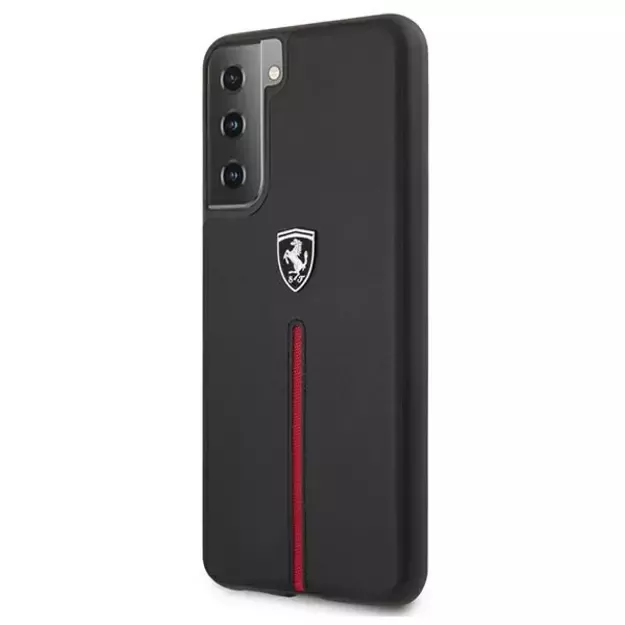 Ferrari FEOSIHCS21MBK S21+ G996 black/black hardcase Off Track Leather Nylon Stripe 2