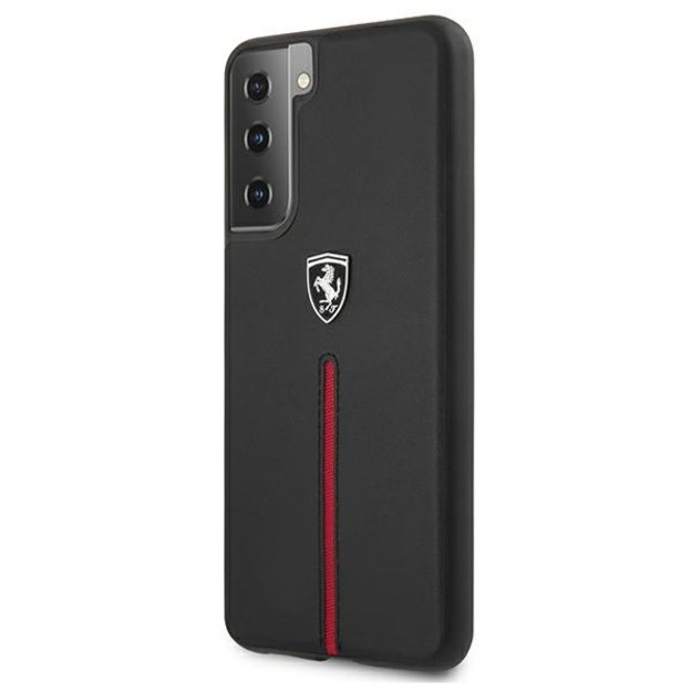 Ferrari FEOSIHCS21MBK S21+ G996 black/black hardcase Off Track Leather Nylon Stripe 2