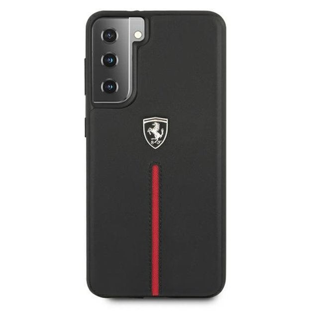 Ferrari FEOSIHCS21MBK S21+ G996 black/black hardcase Off Track Leather Nylon Stripe 3