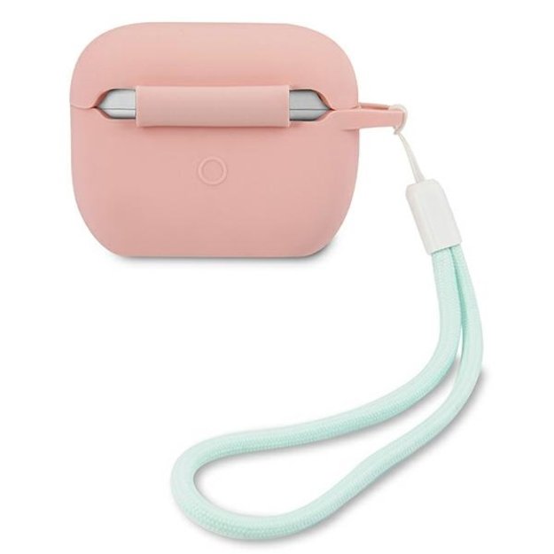 Guess GUACAPLSVSPG AirPods Pro cover rose green/pink green Silicone Vintage 1