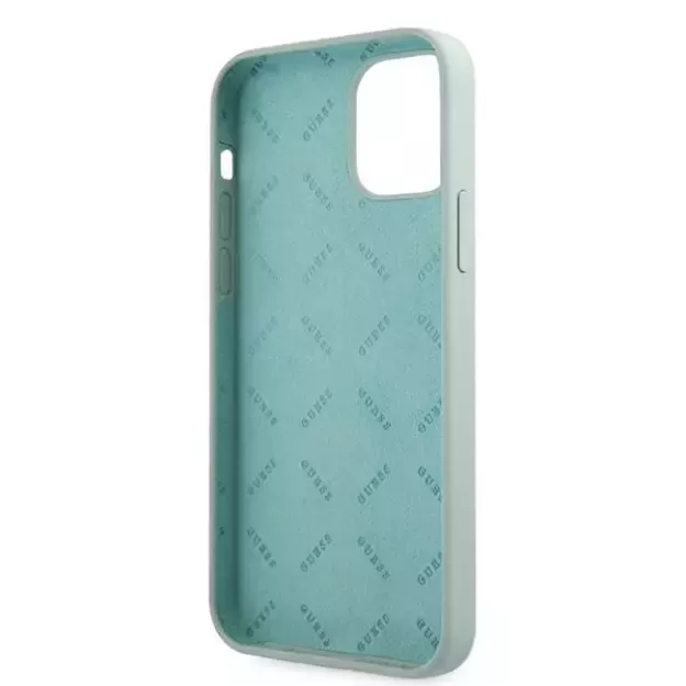 Guess GUHCP12MLSVSBF iPhone 12/12 Pro 6.1&quot  blue fuchsia/blue fuschia hardcase Silicone Vintage 6