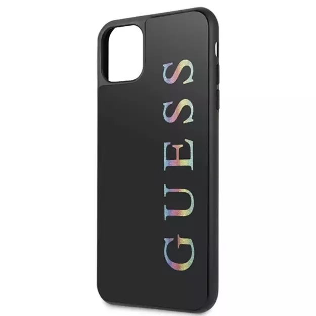 Guess GUHCN65LGMLBK iPhone 11 Pro Max black/black hard case Glitter Logo 2