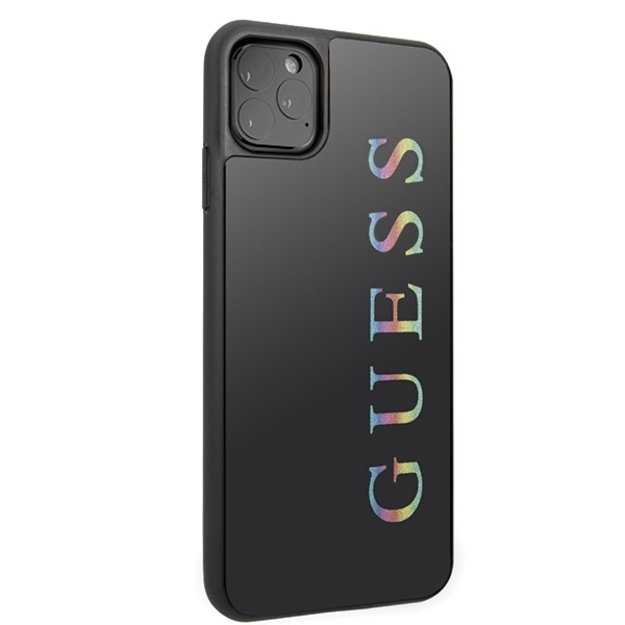 Guess GUHCN65LGMLBK iPhone 11 Pro Max black/black hard case Glitter Logo 10
