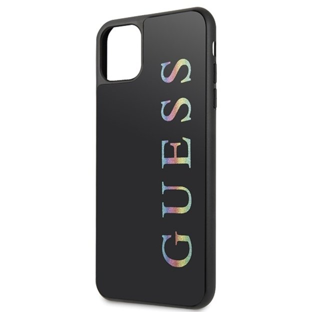 Guess GUHCN65LGMLBK iPhone 11 Pro Max black/black hard case Glitter Logo 8
