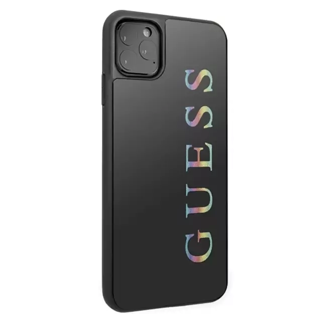 Guess GUHCN65LGMLBK iPhone 11 Pro Max black/black hard case Glitter Logo 4