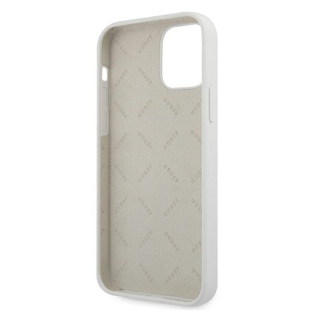 Guess GUHCP12SLSVSCR iPhone 12 mini 5.4&quot  cream/cream hardcase Script Vintage 6