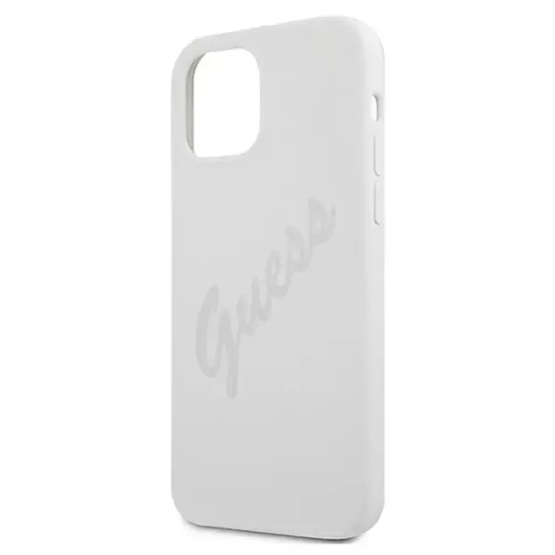 Guess GUHCP12SLSVSCR iPhone 12 mini 5.4&quot  cream/cream hardcase Script Vintage 12