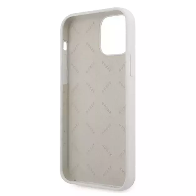 Guess GUHCP12SLSVSCR iPhone 12 mini 5.4&quot  cream/cream hardcase Script Vintage 13