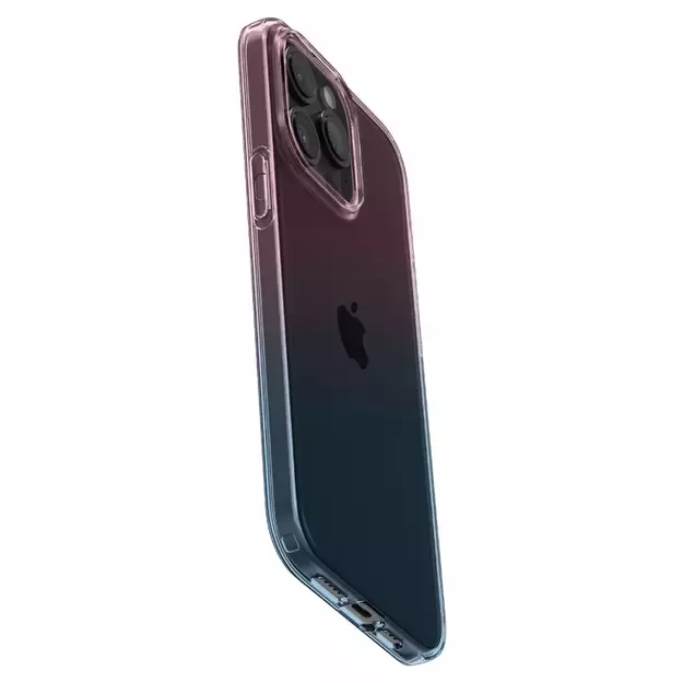 Spigen Liquid Crystal iPhone 15 Pro Case - Pink/Blue 12