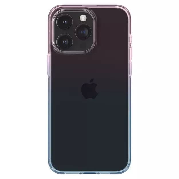 Spigen Liquid Crystal iPhone 15 Pro Case - Pink/Blue 4