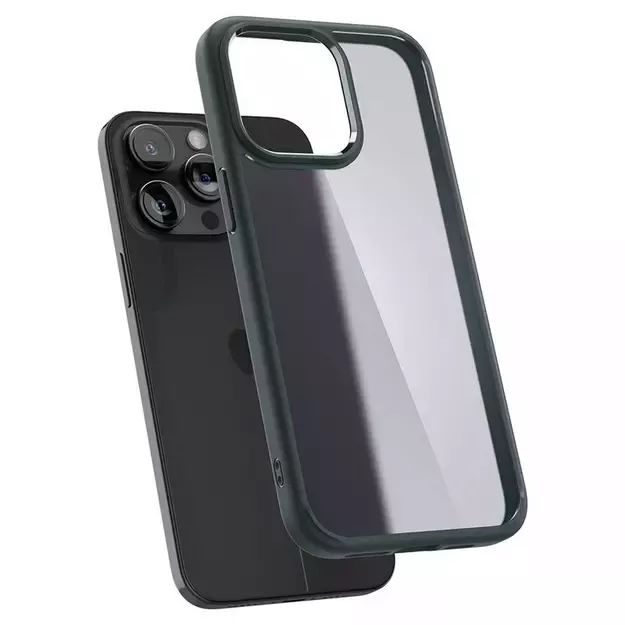 Spigen Ultra Hybrid iPhone 15 Pro Max Case - Dark Green 22