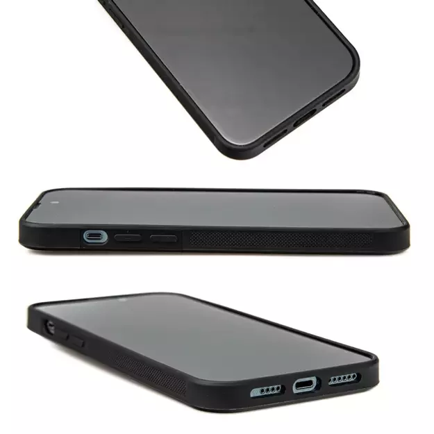 Wood and resin case for iPhone 15 Plus MagSafe Bewood Unique Violet - purple and black 8