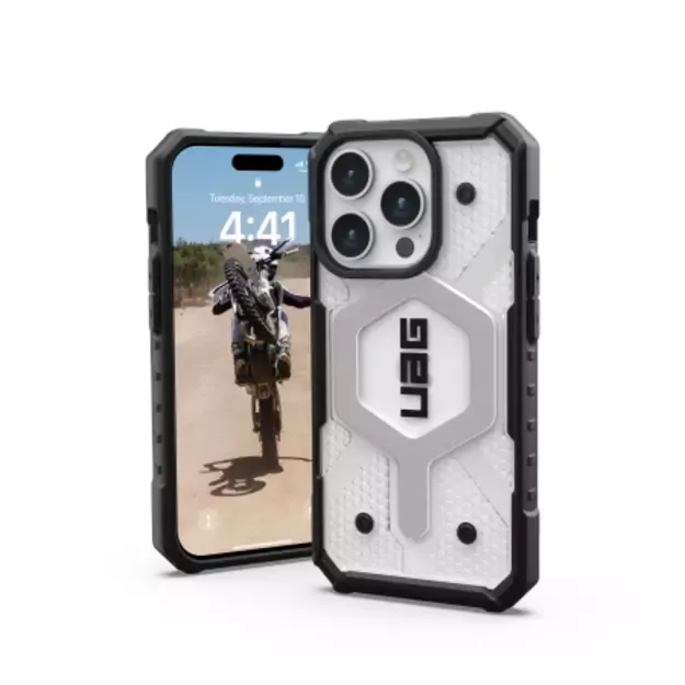 UAG Pathfinder MagSafe case for iPhone 15 Pro - transparent 1