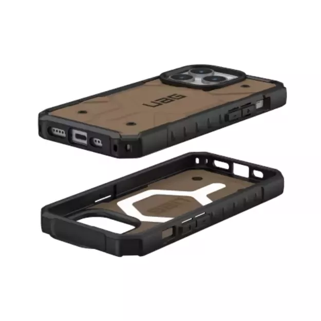 UAG Pathfinder MagSafe case for iPhone 15 Pro - brown 4