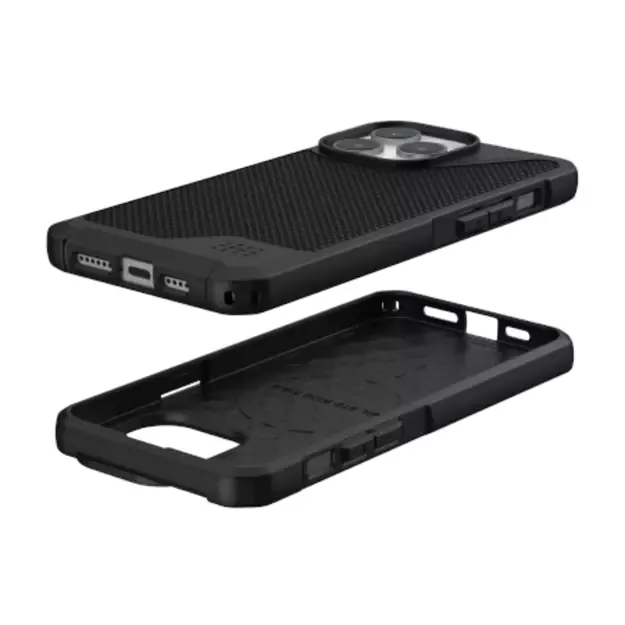 UAG Metropolis LT MagSafe case for iPhone 15 Pro Max - black kevlar 4