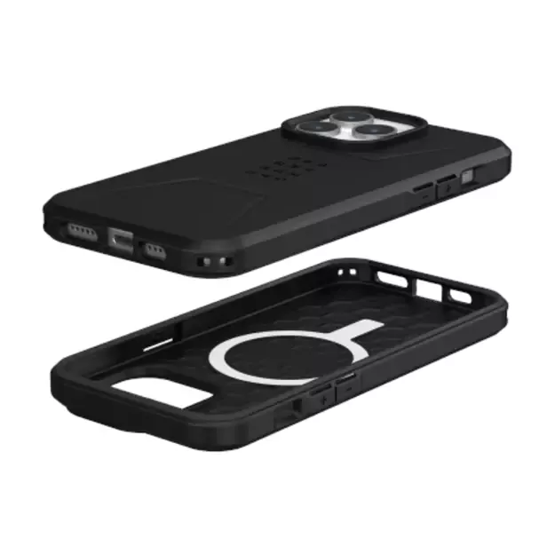 UAG Civilian MagSafe case for iPhone 15 Pro Max - black 4