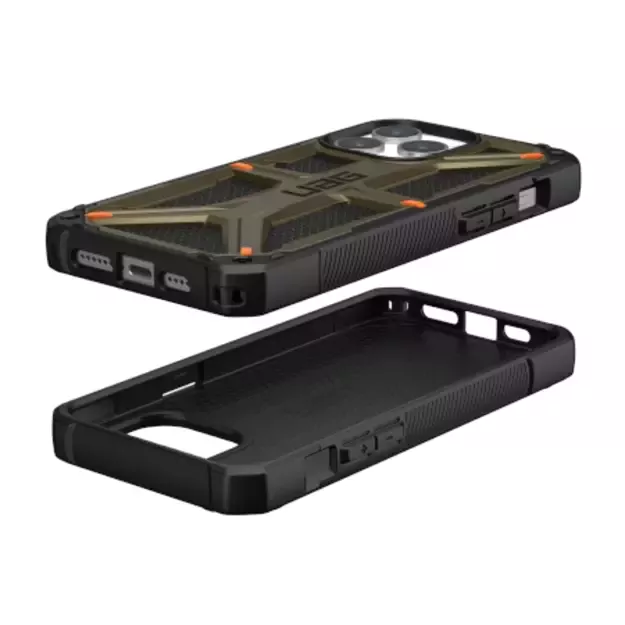 UAG Monarch case for iPhone 15 Pro Max - green kevlar 4