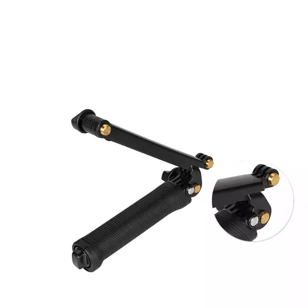 3 in 1 Monopod Tripod with Selfie Stick for GoPro - Black 4