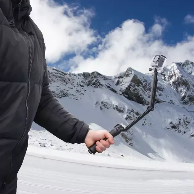 3 in 1 Monopod Tripod with Selfie Stick for GoPro - Black 12