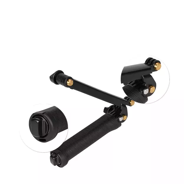 3 in 1 Monopod Tripod with Selfie Stick for GoPro - Black 10