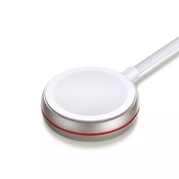 Joyroom 2 in 1 Lightning cable and inductive charger for Apple Watch 1.5m white (S-IW012) 7