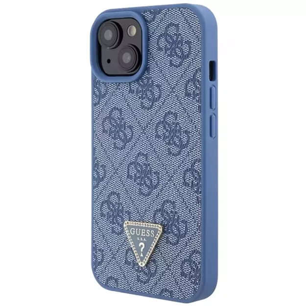 Guess GUHCP15SP4TDSCPB iPhone 15 6.1&quot  blue/blue hardcase Crossbody 4G Metal Logo 2