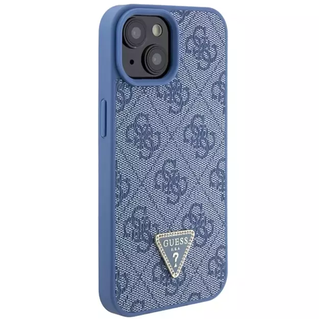 Guess GUHCP15SP4TDSCPB iPhone 15 6.1&quot  blue/blue hardcase Crossbody 4G Metal Logo 4