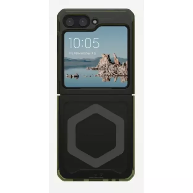 UAG Plyo Pro case with magnetic module for Samsung Galaxy Flip 5 - green-gray