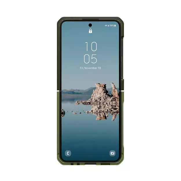 UAG Plyo Pro case with magnetic module for Samsung Galaxy Flip 5 - green-gray 3