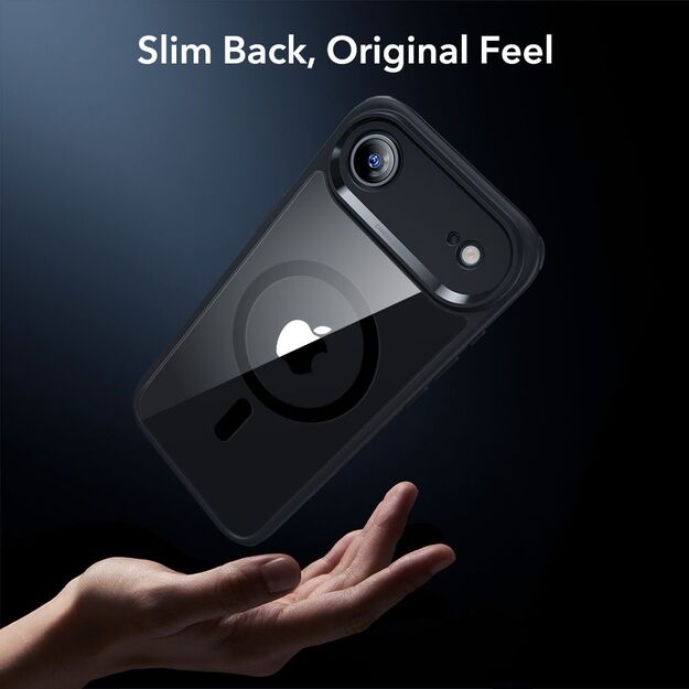 ESR Classic Hybrid MagSafe + Tempered Glass Set for iPhone 17 Air - Clear Black 7