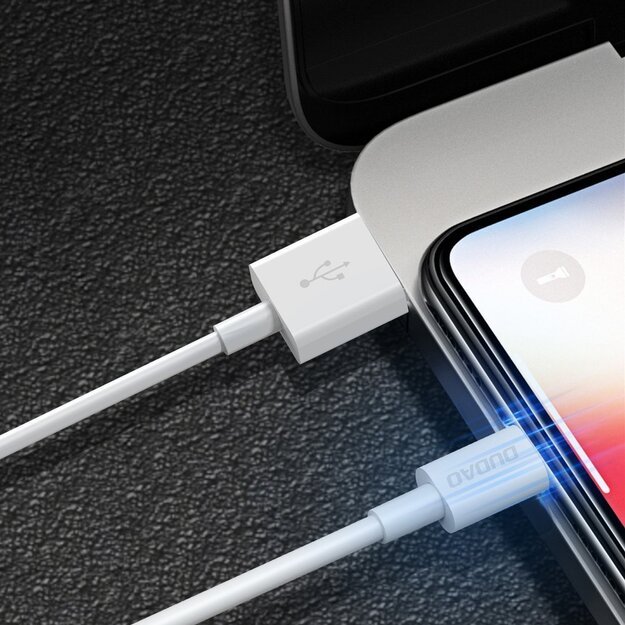 Dudao cable USB / Lightning 3A 1m white (L1L white) 6