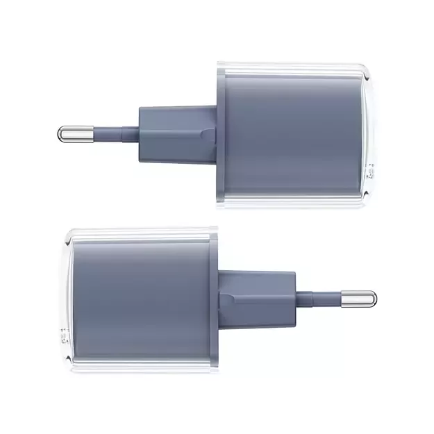 Acefast A53 PD 30W GaN USB-C charger with display - gray 1