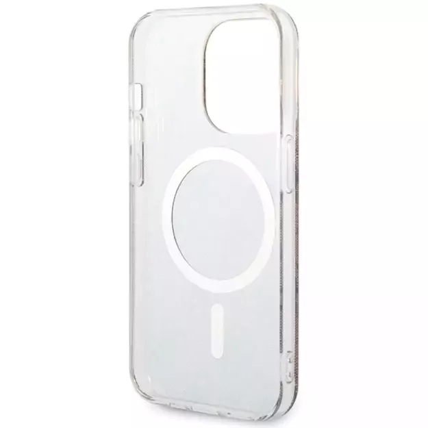 Guess IML 4G MagSafe case for iPhone 15 Pro - brown 5