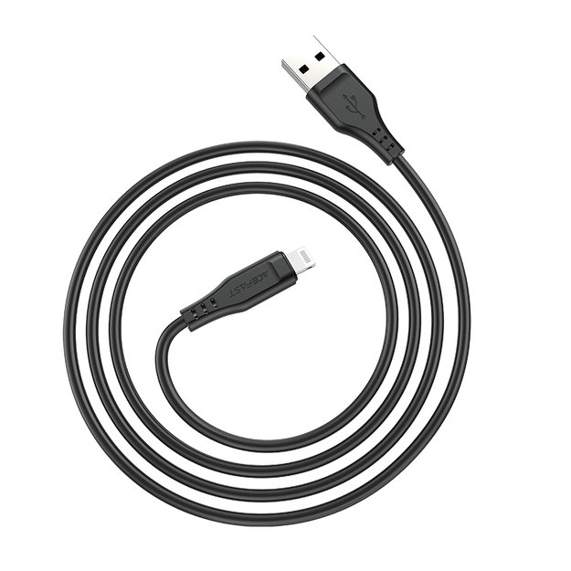 Acefast cable MFI USB - Lightning 1.2m, 2.4A black (C3-02 black) 6