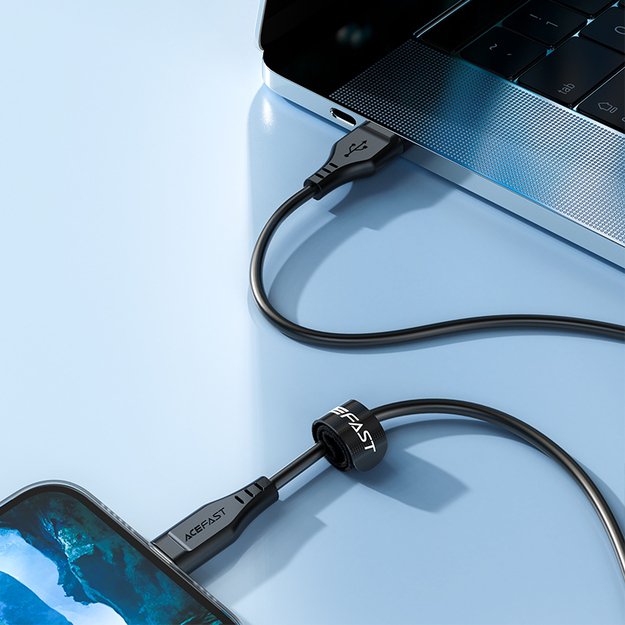 Acefast cable MFI USB - Lightning 1.2m, 2.4A black (C3-02 black) 10