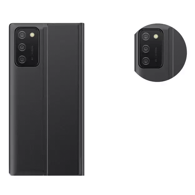 New Sleep Case cover with a stand function for Samsung Galaxy A03s (166.5) black 4