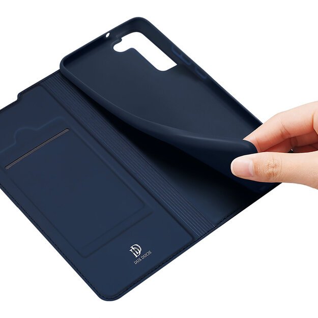 Dux Ducis Skin Pro Holster Cover Flip Cover for Samsung Galaxy S22 + (S22 Plus) blue 8