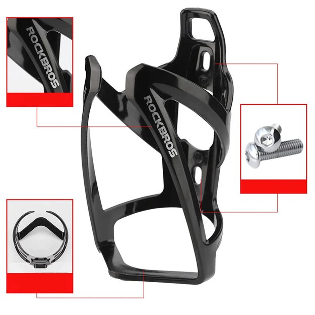 Rockbros FK338 Bike Bottle Holder - Black 2