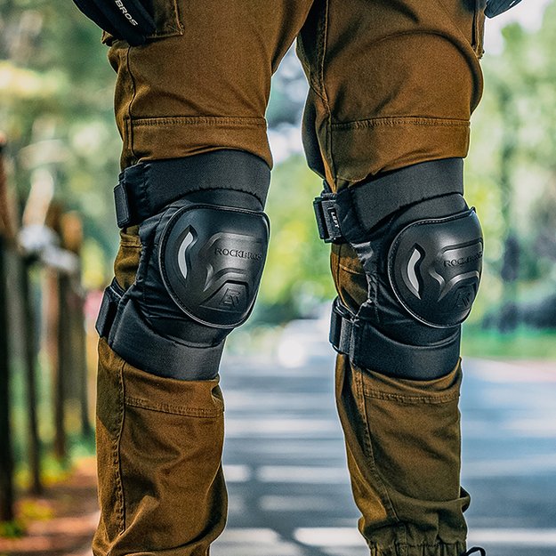 Rockbros 19230003001 knee pads - black 12