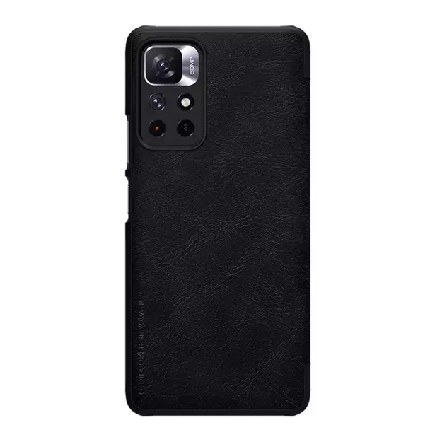 Nillkin Qin Case Flip Case for Xiaomi Redmi Note 11T 5G / 11S 5G / 11 5G (China) / Poco M4 Pro 5G - Black 7