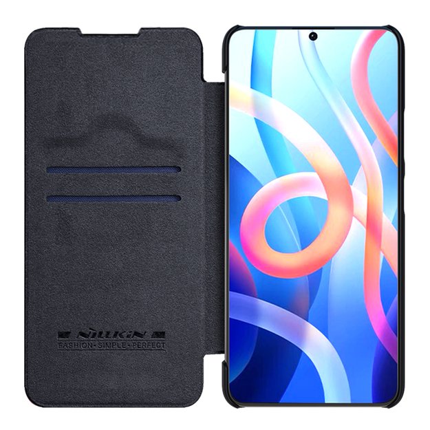 Nillkin Qin Case Flip Case for Xiaomi Redmi Note 11T 5G / 11S 5G / 11 5G (China) / Poco M4 Pro 5G - Black 6