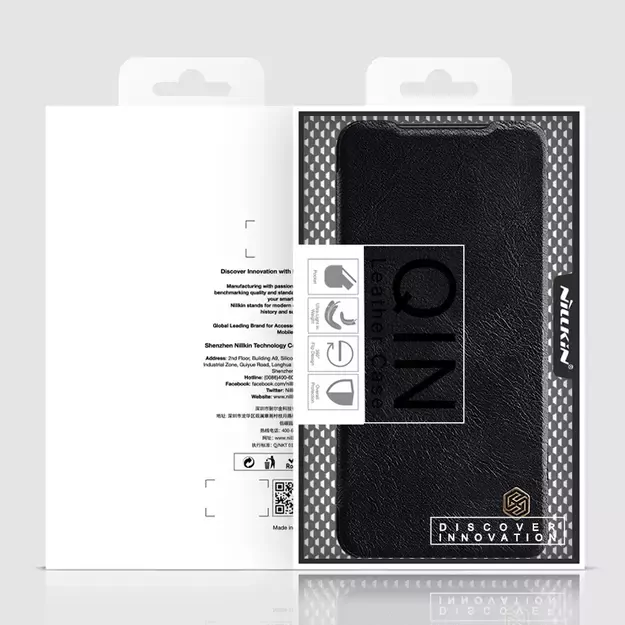 Nillkin Qin Case Flip Case for Xiaomi Redmi Note 11T 5G / 11S 5G / 11 5G (China) / Poco M4 Pro 5G - Black 13